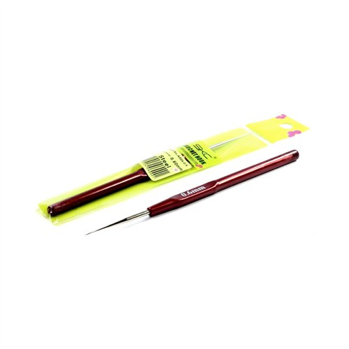 Szydełko stalowe z plastikową rączką 0,60mm x 14cm