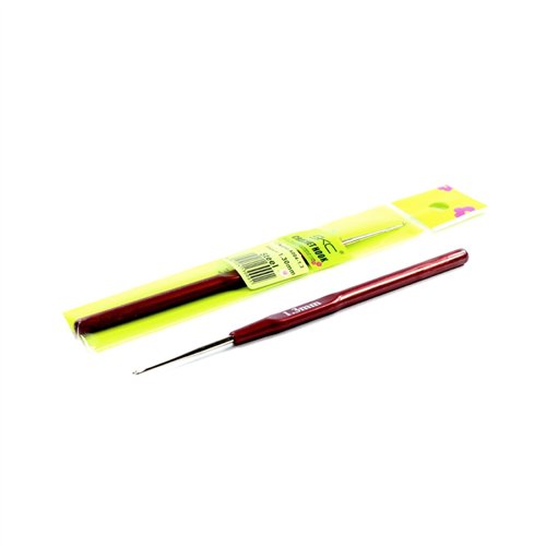 Szydełko stalowe z plastikową rączką 1,30mm x 14cm