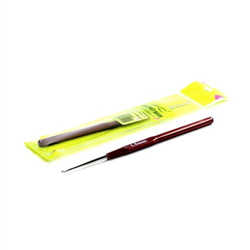 Szydełko stalowe z plastikową rączką 1,50mm x 14cm