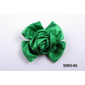 Ozdoby broszka kwiat zielony KDO-02