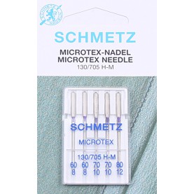 Igły Schmetz do jedwabiu i mikrofazy opak.5
