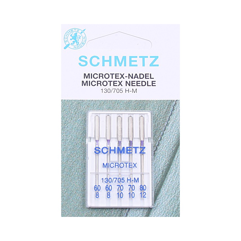 Igły Schmetz do jedwabiu i mikrofazy opak.5