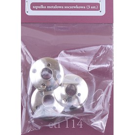Szpulka metalowa  soczewkowa 3 szt