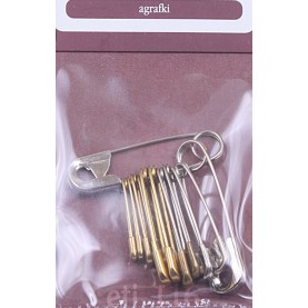 Agrafki zestaw 12 szt